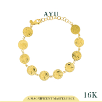 AYU Gelang Emas - Dollar Chain Bracelet 16K Yellow Gold
