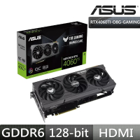 【ASUS 華碩】TUF Gaming GeForce RTX 4060 Ti 8GB GDDR6 OC超頻版 顯示卡