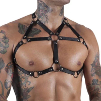 New Exotic Tops Gay Chest Harness Belts Fetish Men BDSM Adjustable Body Harness Lingerie Erotic Gay Clothing For Rave Party Club