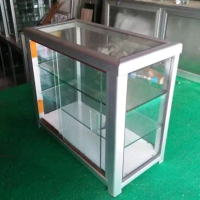Etalase Alumunium minimalis serbaguna + Kaca & Acp Furniture