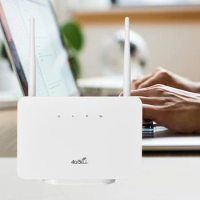 4G LTE CPE Router Modem 300Mbps 4G Router Wireless Modem External Antenna with Sim Card Slot Internet Connection