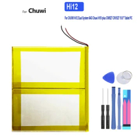 Hi 12 10000mAh Replacement Battery For CHUWI Hi12 Dual System 64G For Chuwi HI10 plus CWI527 CW1527 10.8" Tablet PC Batteries