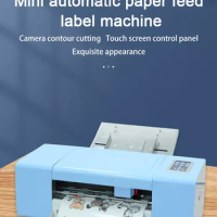 Newcial Offer A3+ Multi Sheet Auto Feeding Label Cutter Contour Cutter Digital Die Cutting Machine Light Blue 100 Sheets 2000g
