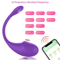 Wireless Bluetooth G Spot Dildo Vibrator APP Remote Control Wear Vibrating Egg Sex Toys for Women Adults Panties