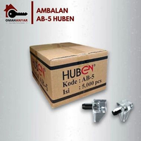 1 DUS Ambalan Siku L Penjepit untuk Lemari Kayu atau tatakan Kaca SS Stainless Steel AB-5 Ambalan Be