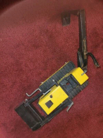 Vintage T-6 TONKA TRENCHER BACKHOE Front Loader Bulldozer Rubber Track