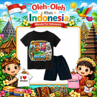 Setelan Kaos Anak Dapat Celana Souvenir Khas Nusantara | Oleh-Oleh Indonesia Lucu Murah Berkualitas 