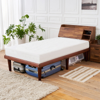 時尚屋  野崎3.5尺床箱型高腳加大單人床(不含床頭櫃-床墊)