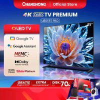 Changhong QLED TV 85 inch DLG 120HZ 4K Google TV Smart TV Digital TV Google Play-MEMC-Doy Atmos-Dolb