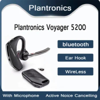 Poly PLT Voyager 5200-5200 UC Bluetooth Wireless Headset Noise Reduction Business Earphone Software-