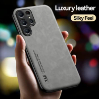 S22 S23 S24 S21 S20 Ultra S10 S9 S8 Plus Case For Samsung S21Fe S20Fe S23Fe Luxury Leather Phone Cases