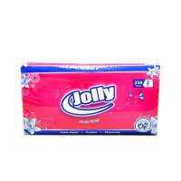 Jolly Tissu Facial 250 Sheet Murah - Putih Alami Praktis Ekonomis 250 Lembar