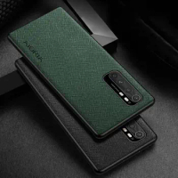 Case for Xiaomi Mi Note 10 Lite Cross pattern Leather cover Luxury coque for Xiaomi Mi Note 10 Pro case