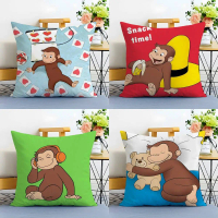 [HOT NYRD KHG 121 ] George The Curious Monkey Pillow Case Anti-dustmite Pillowcase Invisible zipper 