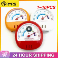 1~10PCS Compact Design Thermometer User-friendly Fridge Temperature Accurate Readings Monitor Real-time Monitoring