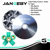PULLEY CUSTOM JANGEBY SET ROLLER JANGEBY MIO SPORTY MIO SMILE FINO KARBU NOUVO 6G RATA