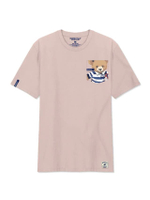 เสื้อยืดแขนสั้นผู้ชาย  รุ่น BNSB688 สีชมพู