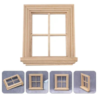 1Pc Mini House Miniature Mini Furniture Mini House Window Furniture Toy