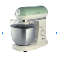 Ariete Stand Mixer Retro 5.5l Pembuat adonan ROTI 10 Speed