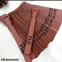 JATACC Zipper Puller Custom Nama KULIT ASLI 100% Garansi Bahan Kulit Sapi Asli 100% Kepala Zipper /