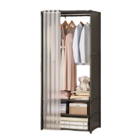 Desk and wardrobe display open file walk-in children's wardrobe portable partition clothes room furniture