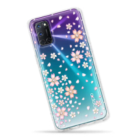 【Meteor】OPPO A72 奧地利彩鑽空壓防摔手機殼(櫻花)