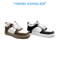 [ ORIGINAL ] YONGKI KOMALADI SEPATU CASUAL JS216-22 MEN Hitam Shoes Pria Putih Sneakers Kasual Merah