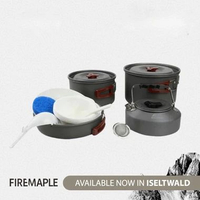 Alat Masak Camping Full FMC-209 Set Cooking Set Firemaple Nesting Camping 4-5 Orang
