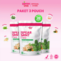 [Paket 3 Pouch] Spearmint Tea - 30 Kantong | Teh Celup Herbal Untuk Mengatasi Jerawat Hormon PCOS Pr