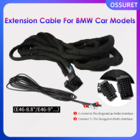 Car Monitor extension cable only fits for our store Android stereo for BMW E39 E46 E90 car radio players which needs it