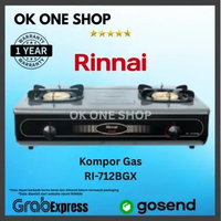 RINNAI RI-712BGX Kompor Gas 2 Tungku | RI 712 BGX | RI712BGX