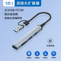 拓展塢 擴展塢 轉接器 USB3.0擴展器筆記本type-c拓展塢多插口擴展塢加延長線拓展器集分線器多功能電腦U盤車載轉換接口HUB轉接頭『wl12174』