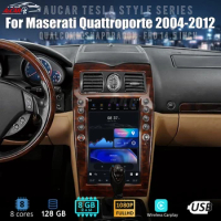 AuCar Tesla Android 11 14.5″ Auto Radio GPS Navigation For Maserati Quattroporte 2004-2012 Car Multimedia Video Stereo Player