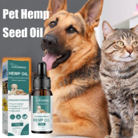 Hemp-Seed Oil for Dogs and Cats Help Pets with Anxiety, Stress, Sleep Reliefs