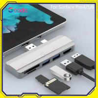 DITIPOO Stesen Dok HUb untuk Microsoft Surface Pro 4 5 6 USB 3.0 Hub Docking Station dengan 2 Port U