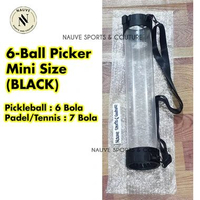 Ball Picker 12-Ball Pickleball Padel Tennis - Tabung Pengambil Bola Portable Tube 90cm Original NVS 