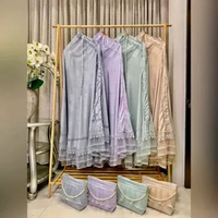 Mukena Armany Jacquard Double Tile Mix Renda Mewah