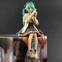 15CM Hatsune Miku Anime Figure Noodle Stopper ice cream Miku Action Figure PVC Collection Model Ornament Toys Birthday Gifts