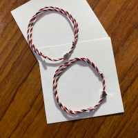 TERMURAH  !!!! || 2pcs] Gelang Heart Couple Tridatu | Gelang Couple