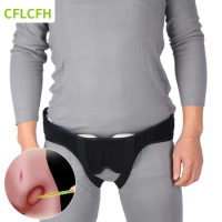 Hernia Belt With 2 Removable Compression Pads Support Inflatable Adjustable Pain Relief Inguinal Groin Adult Men Hernia Bag