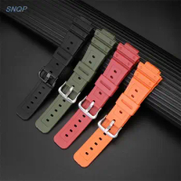 Resin Watch Strap for Casio G-Shock DW-5600 GWM-5610 GW-5035 DW-6900 GA-2100 Men Sport Silicone Band Bracelet Accessories 16mm