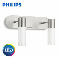 PHILIPS 飛利浦 30922 LED 蘆薈 10W 2700K 黃光 IP21 全電壓 圓柱 雙頭壁燈