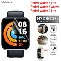 100PCS TPU Hydrogel Soft Screen Protector for Redmi Watch 3 Active Smartwatch Protective Film for Redmi Watch 3 Lite /2Lite