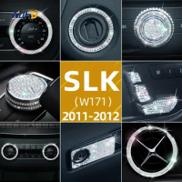 Automotive Interior Stickers Diamond Decoration Accessories For Mercedes-Benz W171 Refitted Vehicle SLK200 SLK250 SLK350 Series