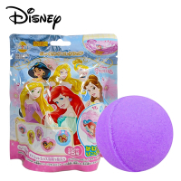 兩入一組 日本正版 迪士尼公主 戒指造型 沐浴球 葡萄香氛 泡澡劑 入浴球 款式隨機 - 152163