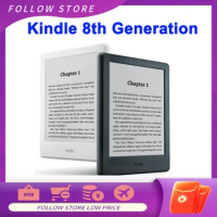 4GB E-reader Kindle 8th Generation without Backlight Kindle 8th Gen E-book Reader 6'' E-ink Touch Screen 167ppi Kindle Ereader