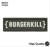 EMBLEM PATCH BORDIR BURGERKILL QUALITY - BDS