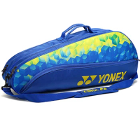 Genuine Yonex Badminton Bag For 3 Rackets Women Men Sports Handbag For Match Training