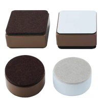 4Pcs/lot 60x32mm Furniture Feet Leg Bed Risers Heightening Pad Square Round Table Chair Desk Sofa Riser Floor Protector Elevator