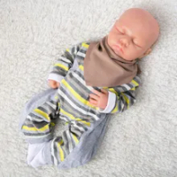 18 ''Full Body Silikon Reborn Bayi Gadis Boneka Mata Tertutup Tidur Bayi Balita Mainan Anak Laki-laki